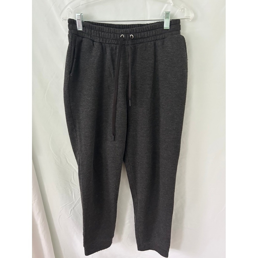 Rae Dunn Sweatpants‎ Charcoal Gray M Medium Elastic Waist Drawstring Pockets